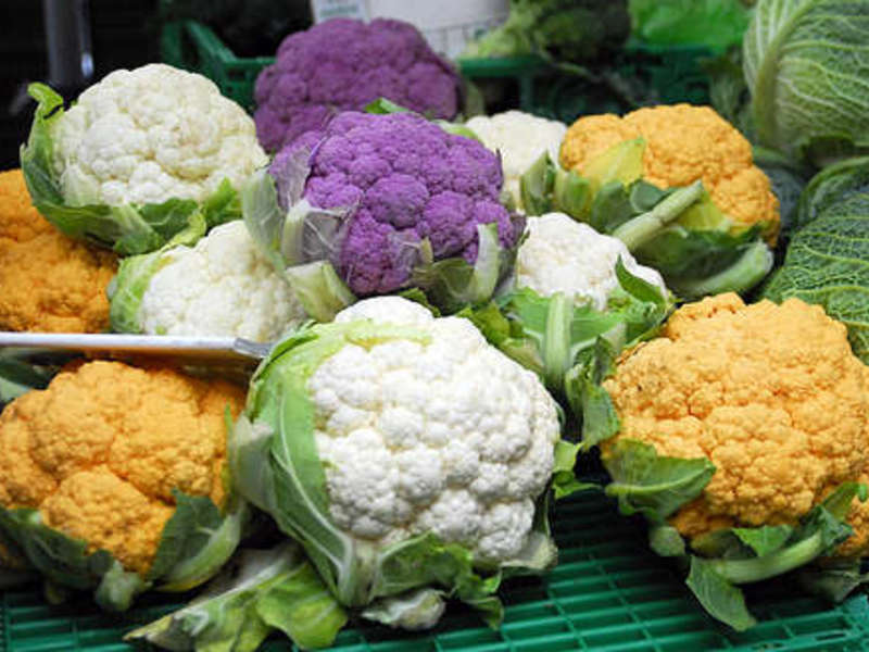 How cauliflower grows