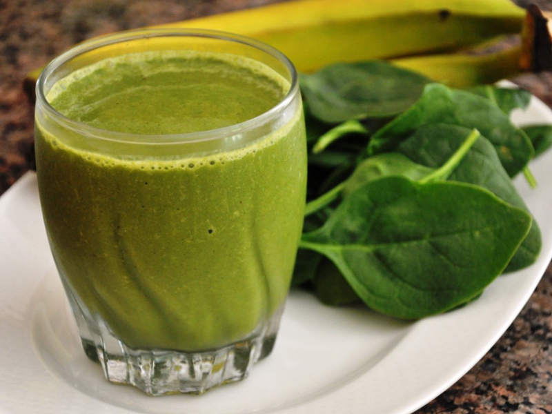 Spinach juice