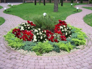 Flower bed decoration