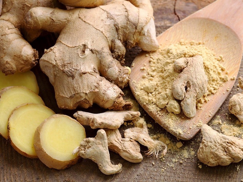 The appearance of ginger root and its valuable properties