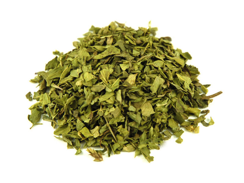 You can buy dried oregano at the store or dry the sprigs and leaves of the plant yourself.