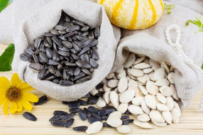 Storing pumpkin seeds