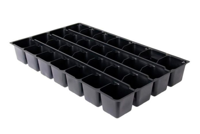 Container with seedling cells