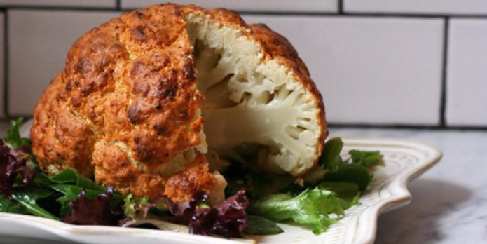 Baked cauliflower