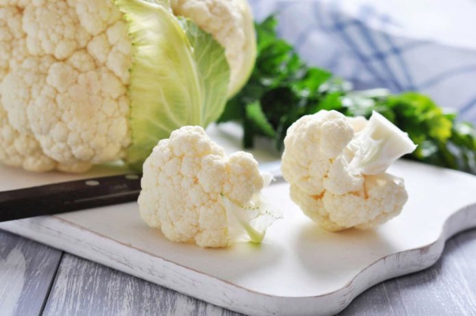 Cabbage on a cutting board