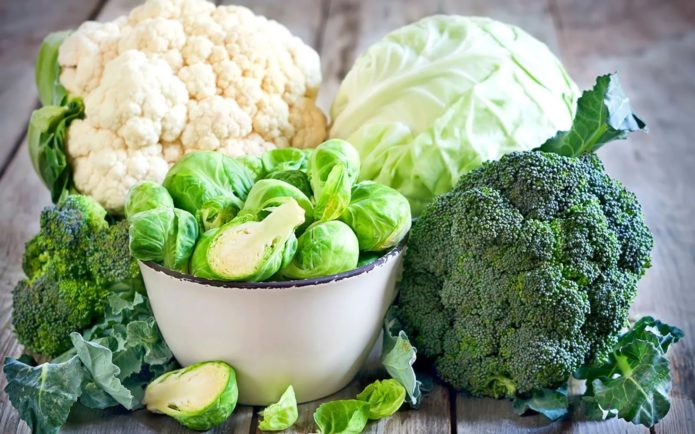 Cabbage on the table