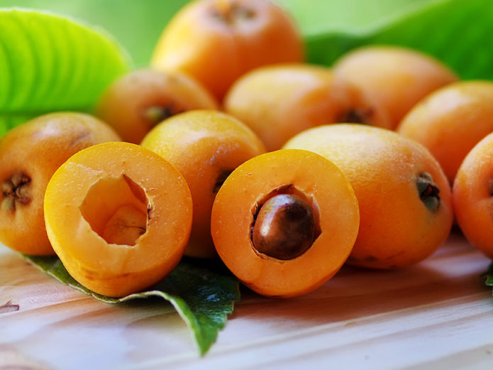 Fruits of japanese medlar