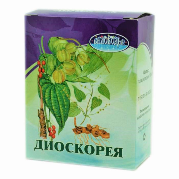 Dioscorea in the pharmacy