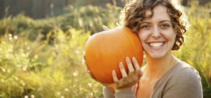 Woman smiling